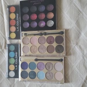 5 pieces eyeshadow bundle LA colors  forever21 santee.